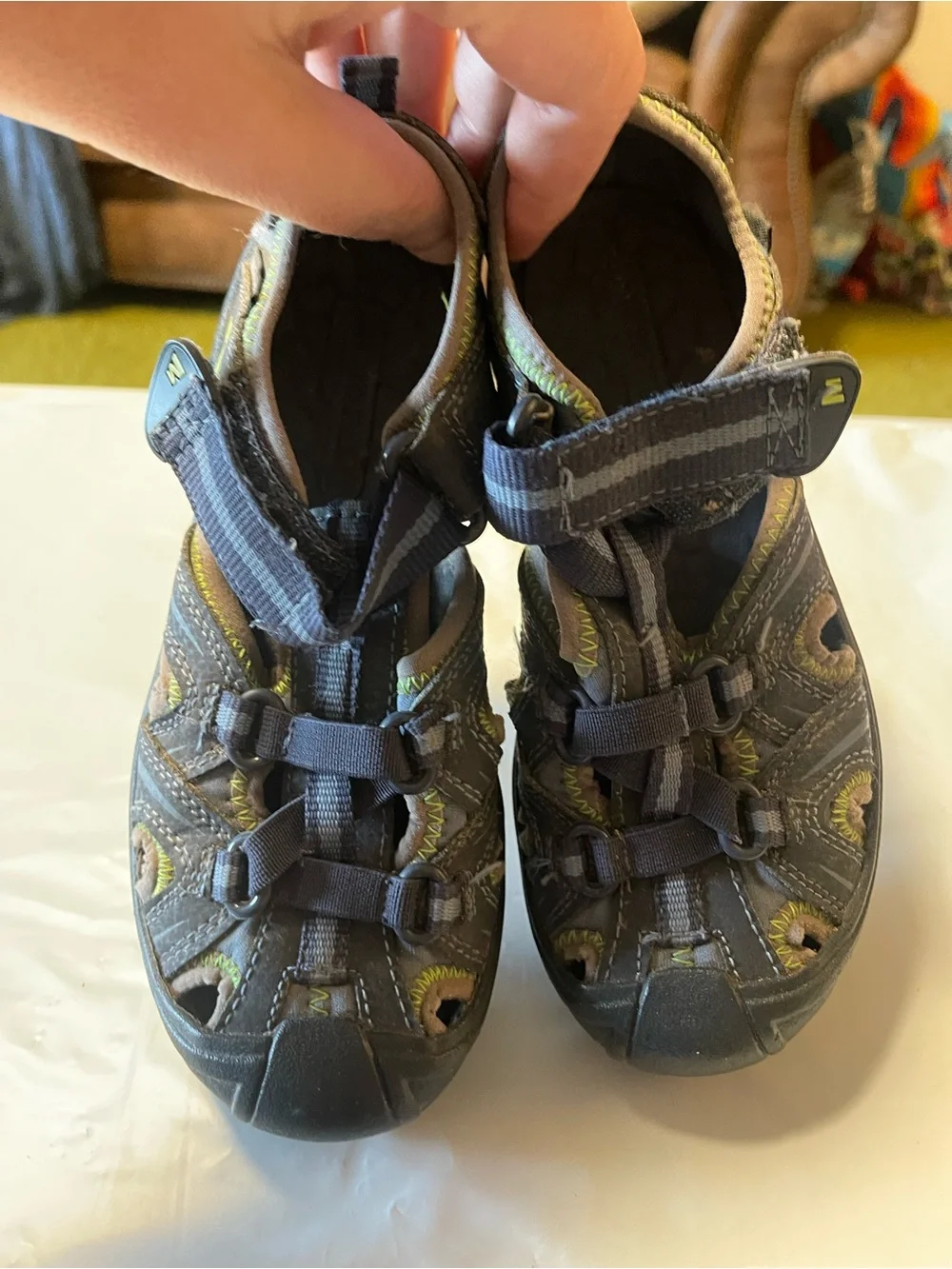 Merrell Hydro Hiker Sandal Blue Youth Size 12W